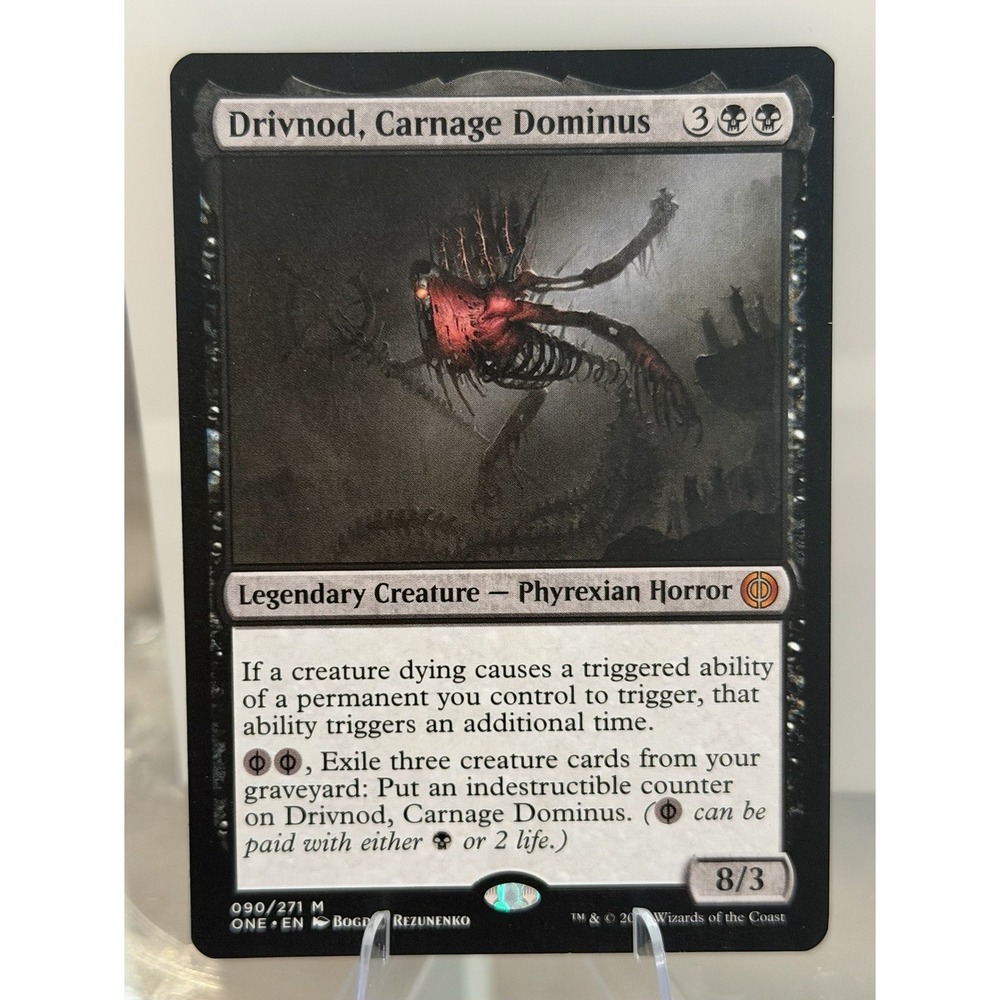 Drivnod, Carnage Dominus Phyrexia All Will Be One Regular Black Mythic 090
